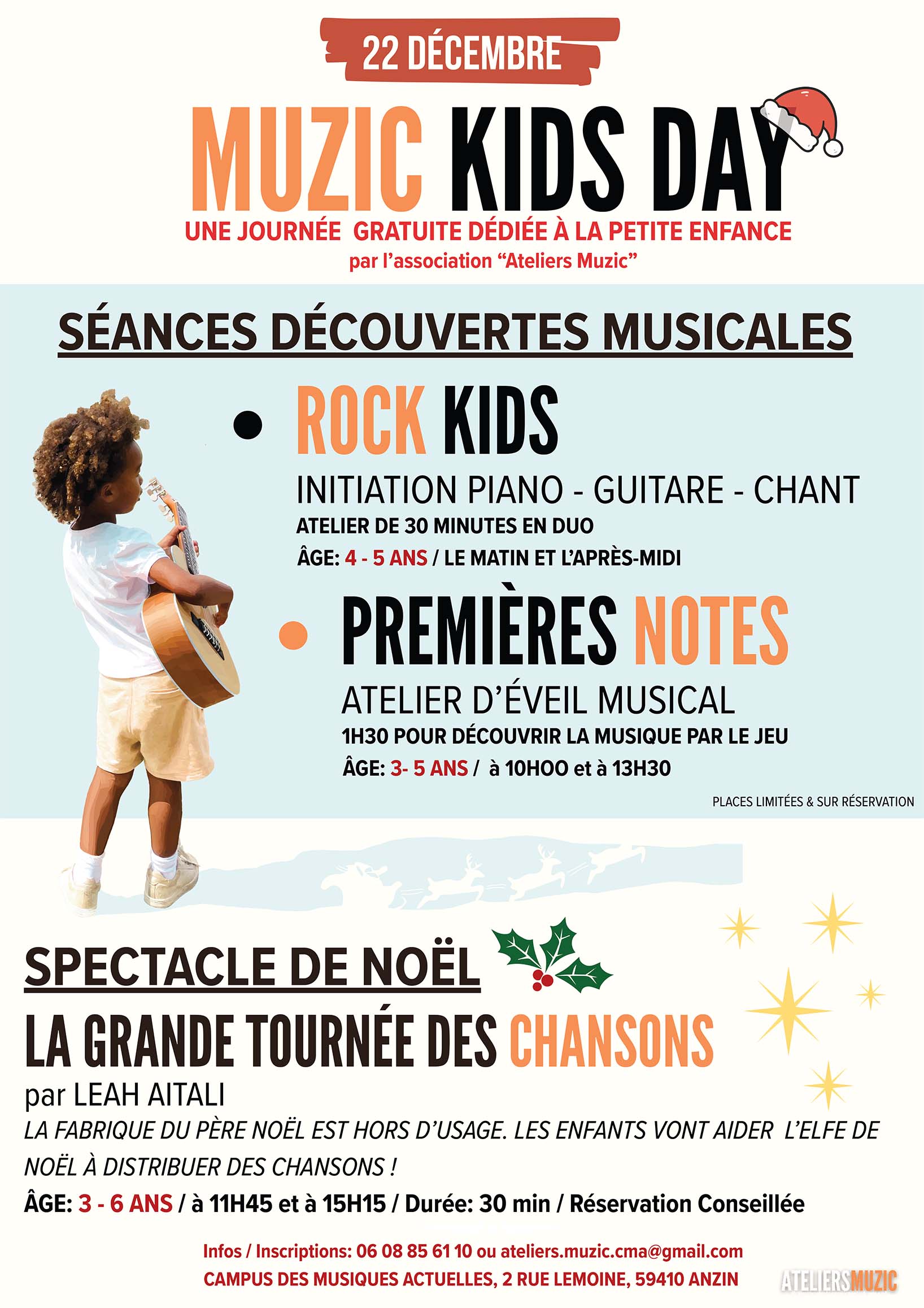 Journée pour les enfants au Campus des Musiques Actuelles  